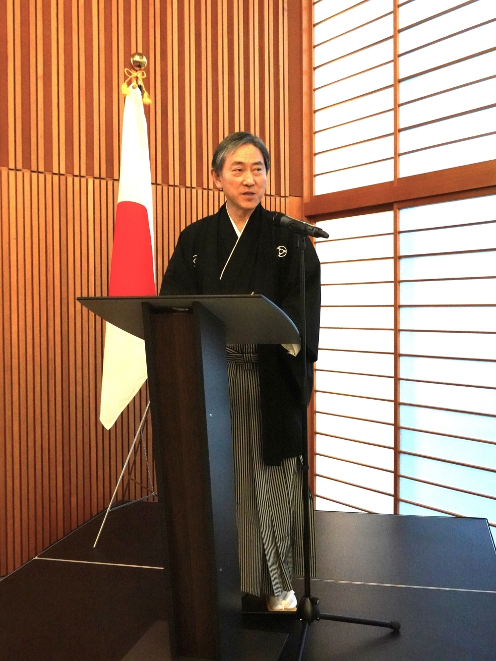 尾池大使による挨拶